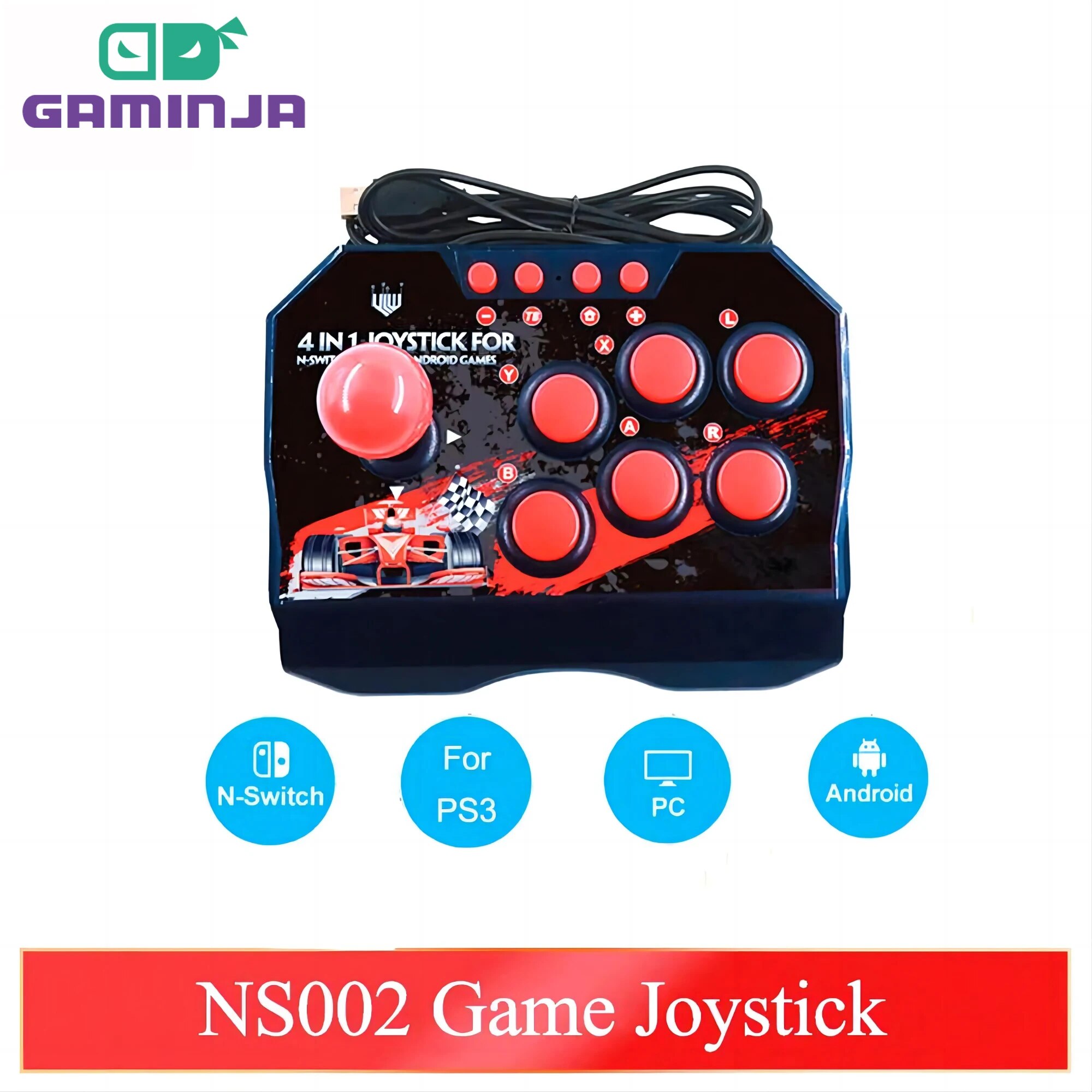 Arcade Vibes - GAMINJA NS002 4 En 1 Rétro