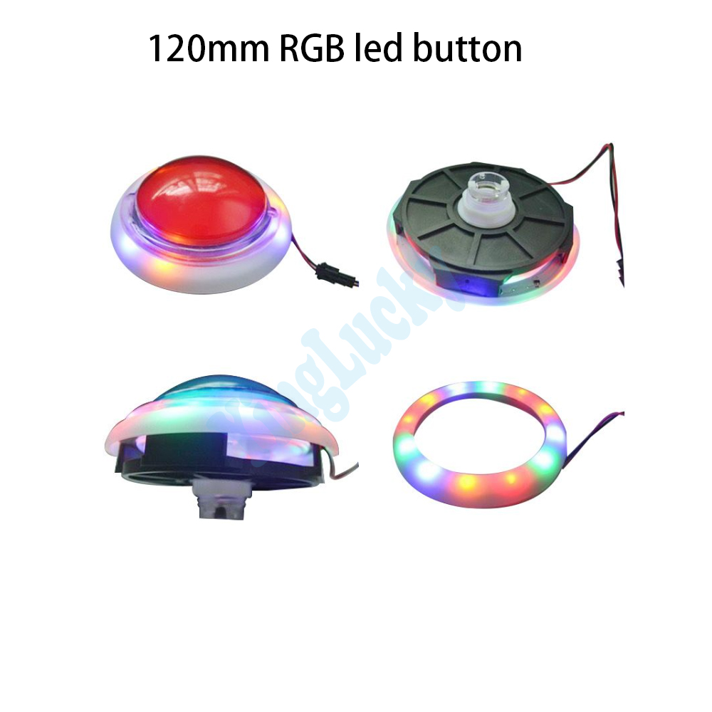 Bouton d'arcade LED RGB 120 mm - Skee Ball Arcade avis et prix