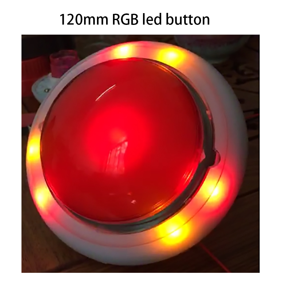 Bouton d'arcade LED RGB 120 mm - Skee Ball Arcade avis et prix